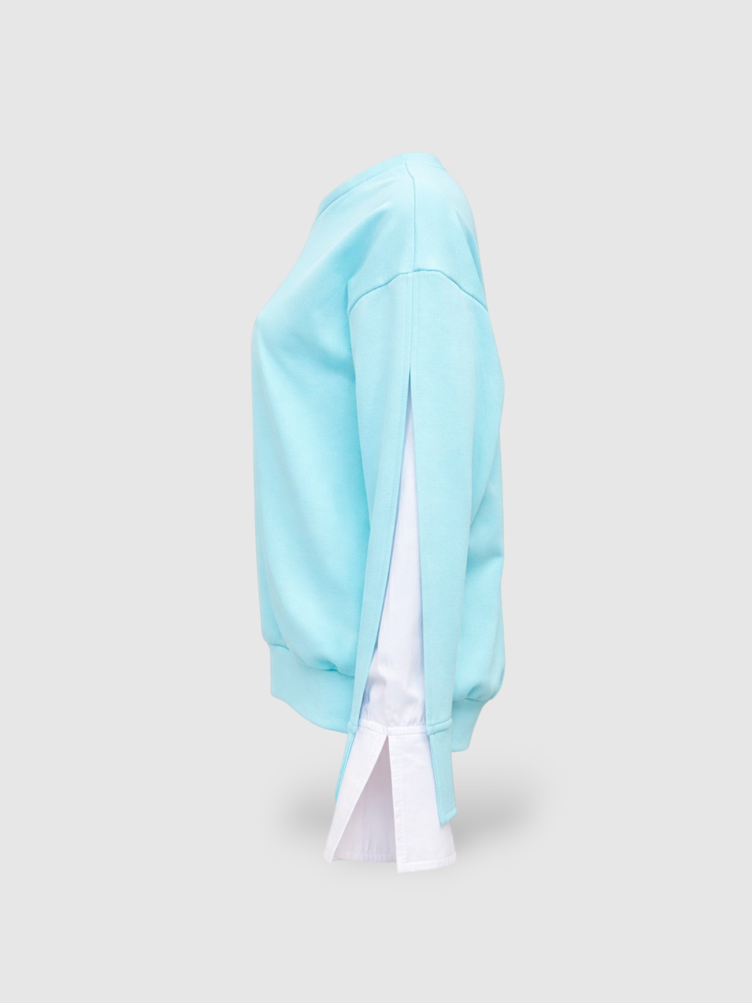 Sweat com Efeito Camisa Azul - SAHOCO  3