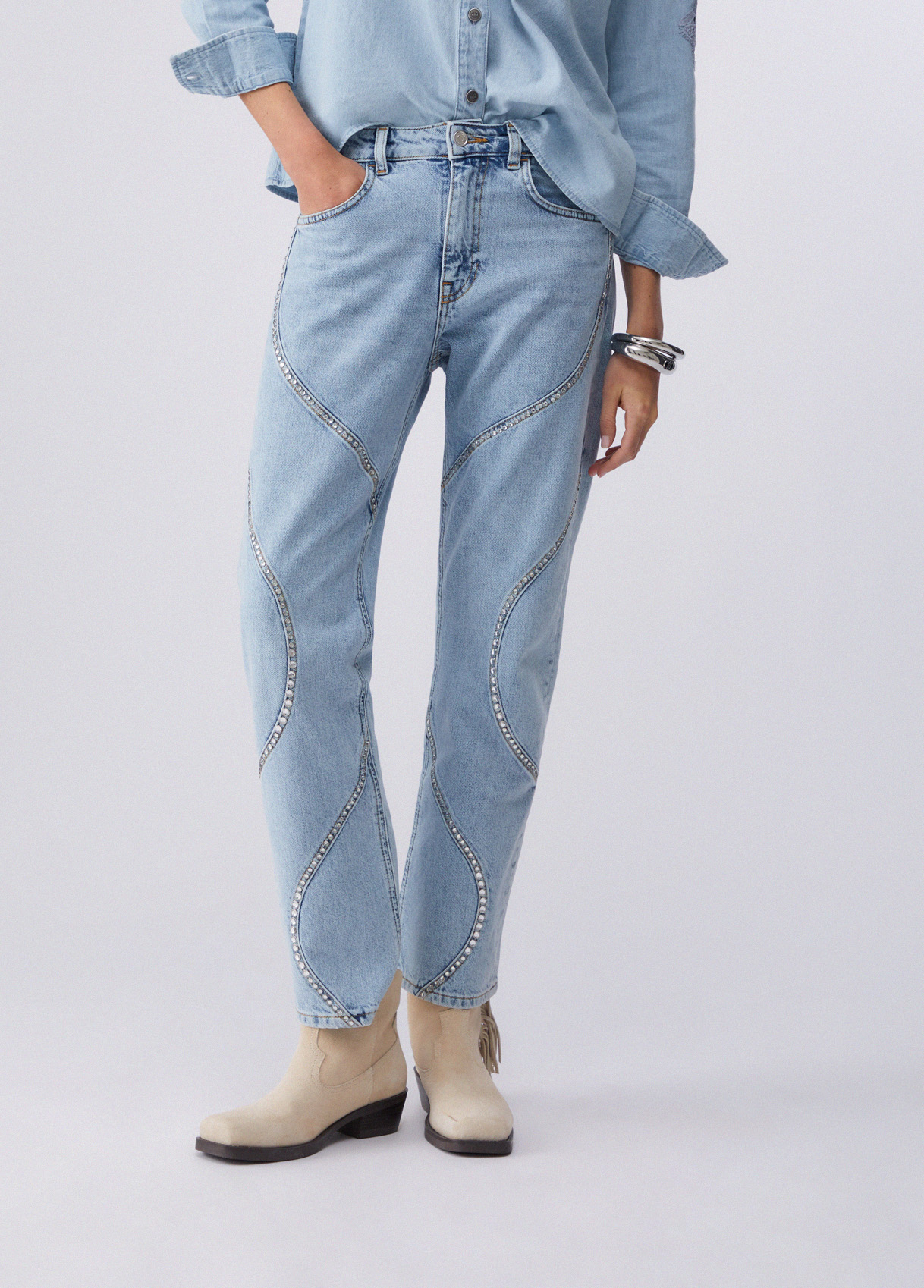 Calças com Brilhos Ganga - LIU JO  1