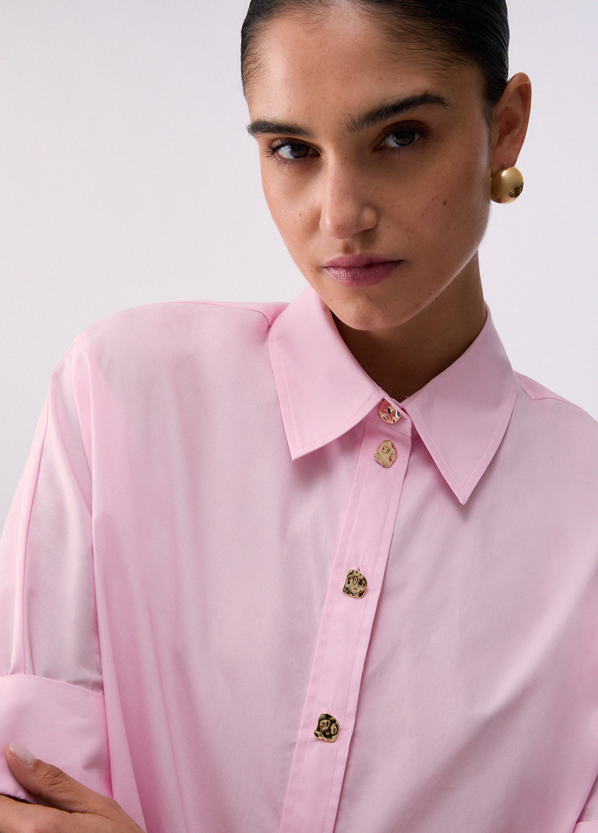 Camisa Manga Curta Rosa - LIU JO  4