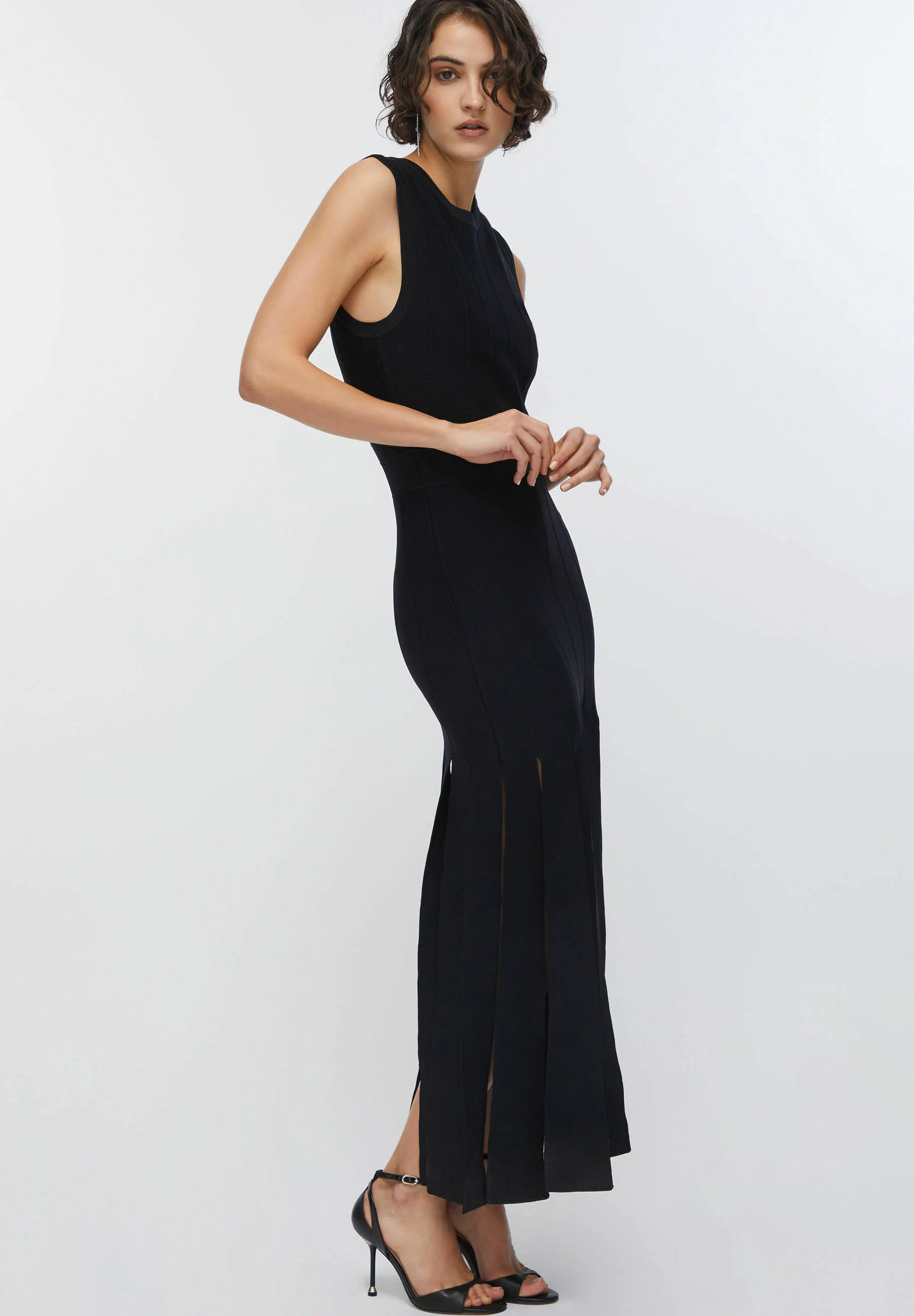 Vestido Comprido com Tiras Preto - LIU JO 3