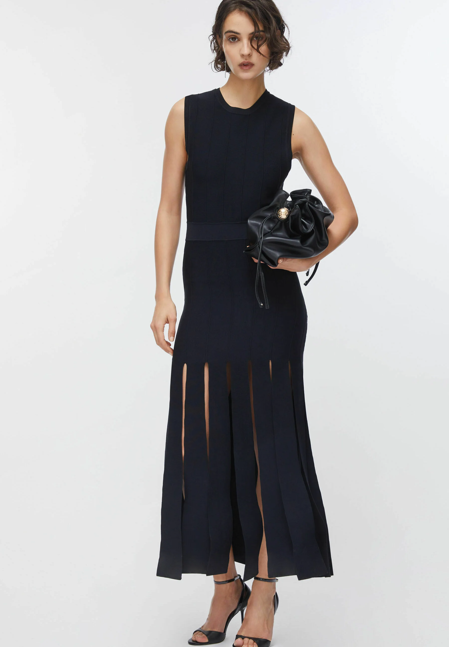 Vestido Comprido com Tiras Preto - LIU JO 2