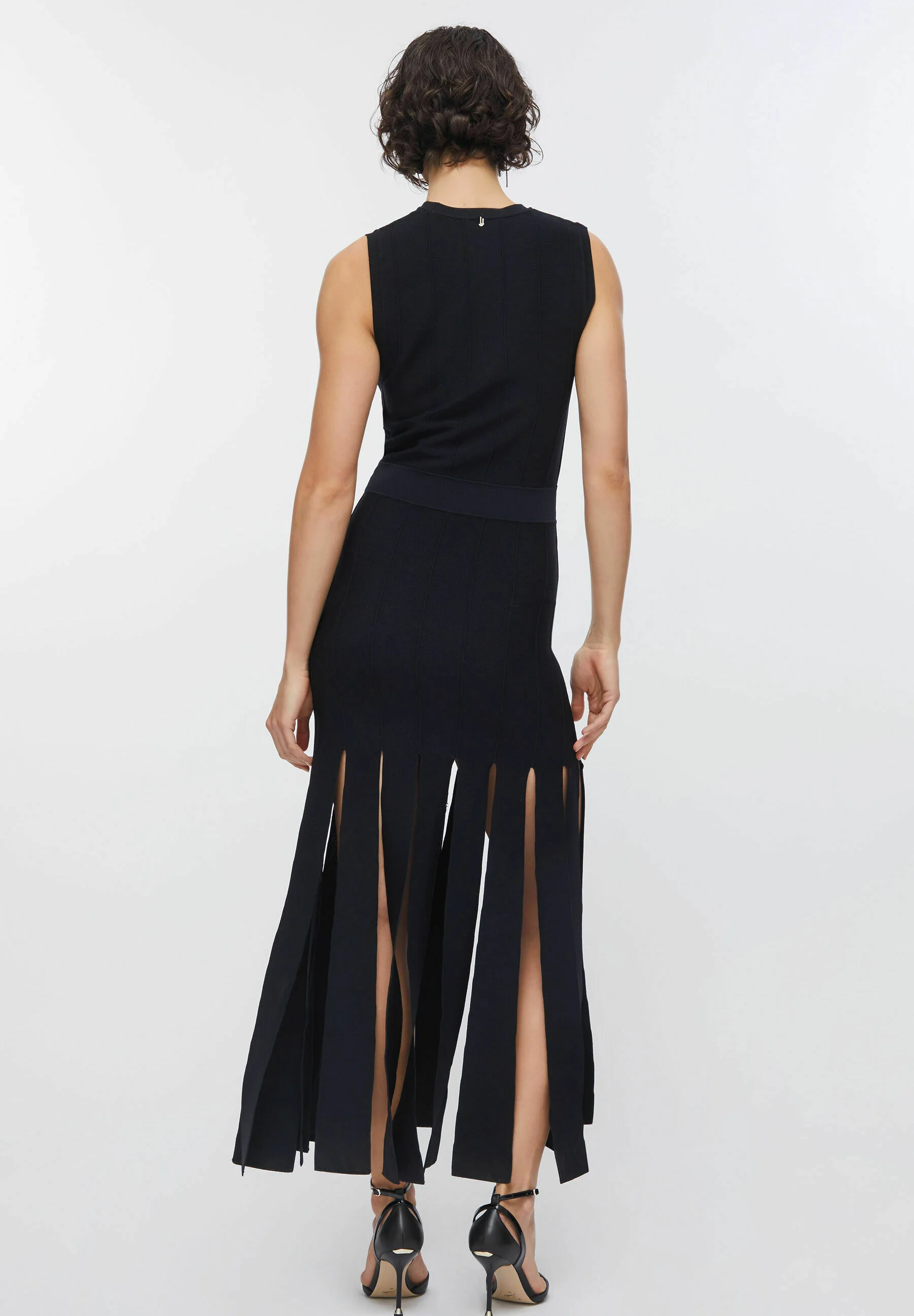 Vestido Comprido com Tiras Preto - LIU JO 4