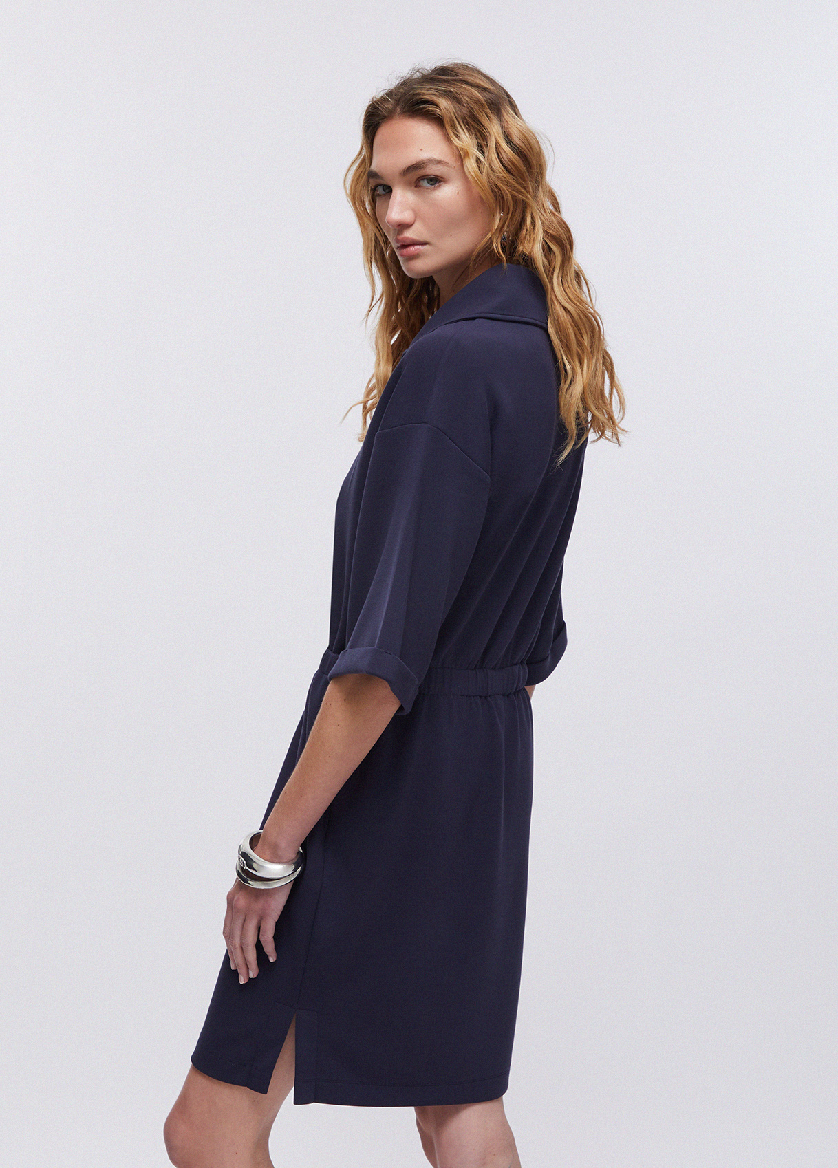 Vestido Curto Cintado Azul Escuro - LIU JO  2