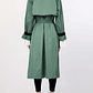 Trench Comprida com detalhe de Camisa Verde - LIU JO  - Thumbnail 2
