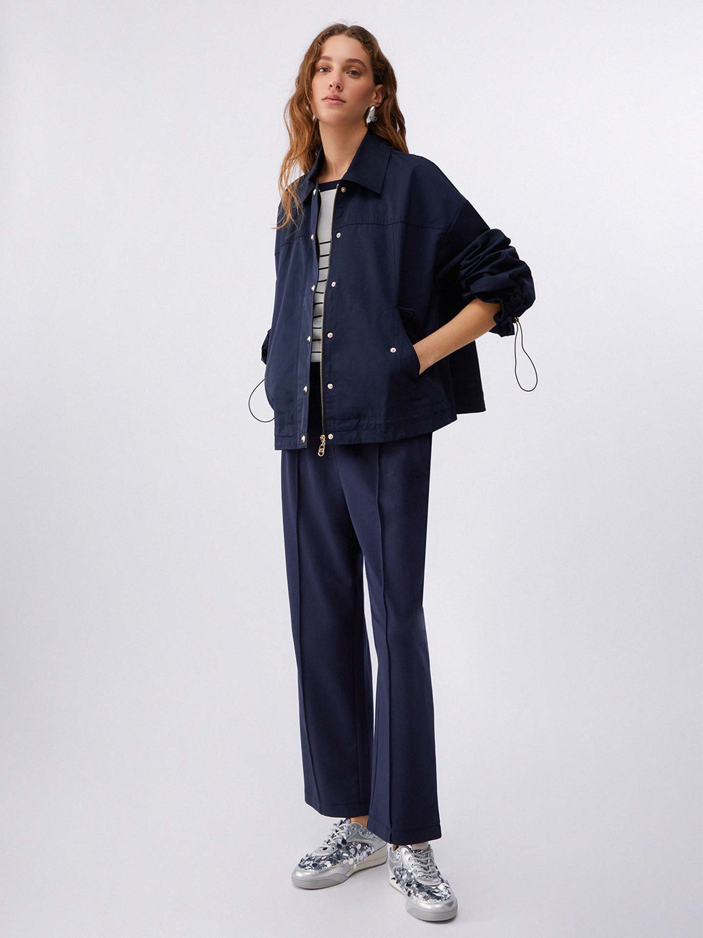 Casaco Curto Azul Escuro - LIU JO  2