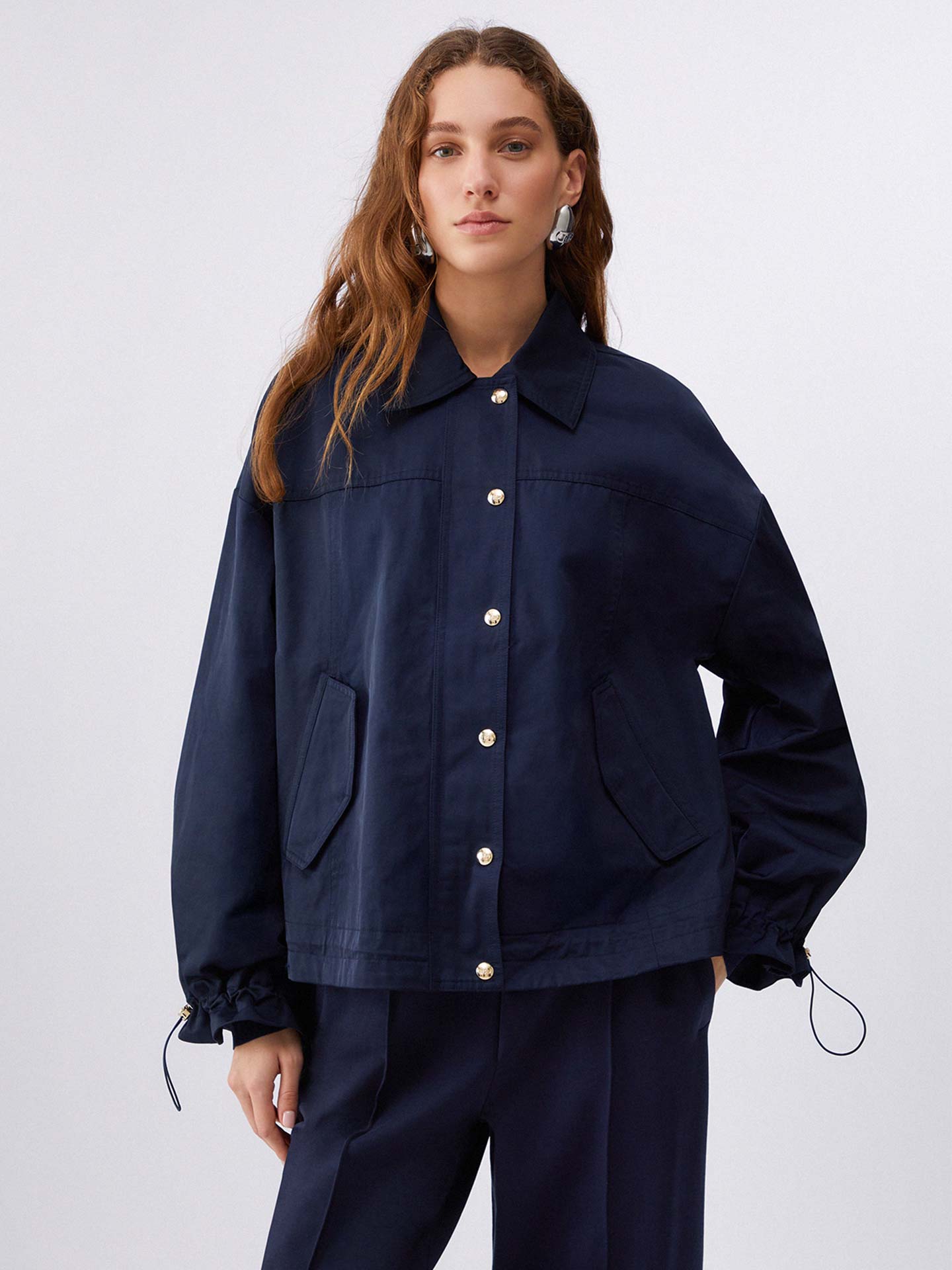 Casaco Curto Azul Escuro - LIU JO  1