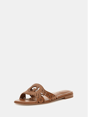 Chinelo Rasteiro CIESTA Castanho - Guess