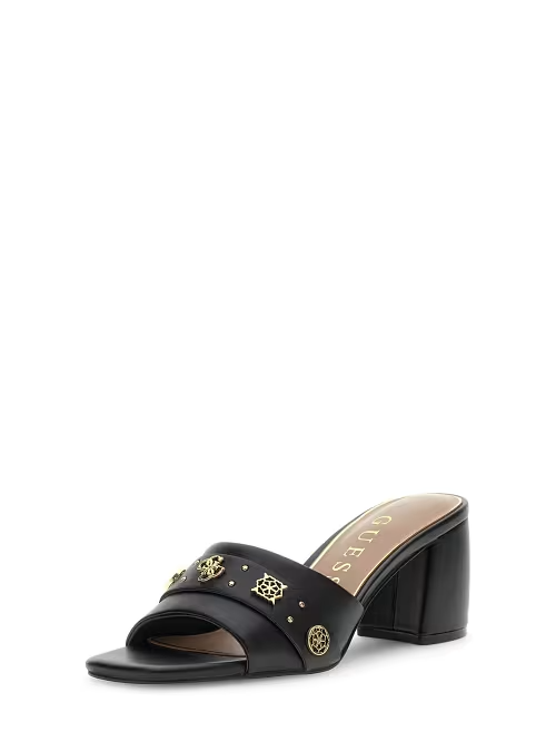 Sandália Mulle GAURI Camurça Preto - Guess  1