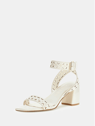 Sandália de Salto GASTINE2 Branco - Guess  