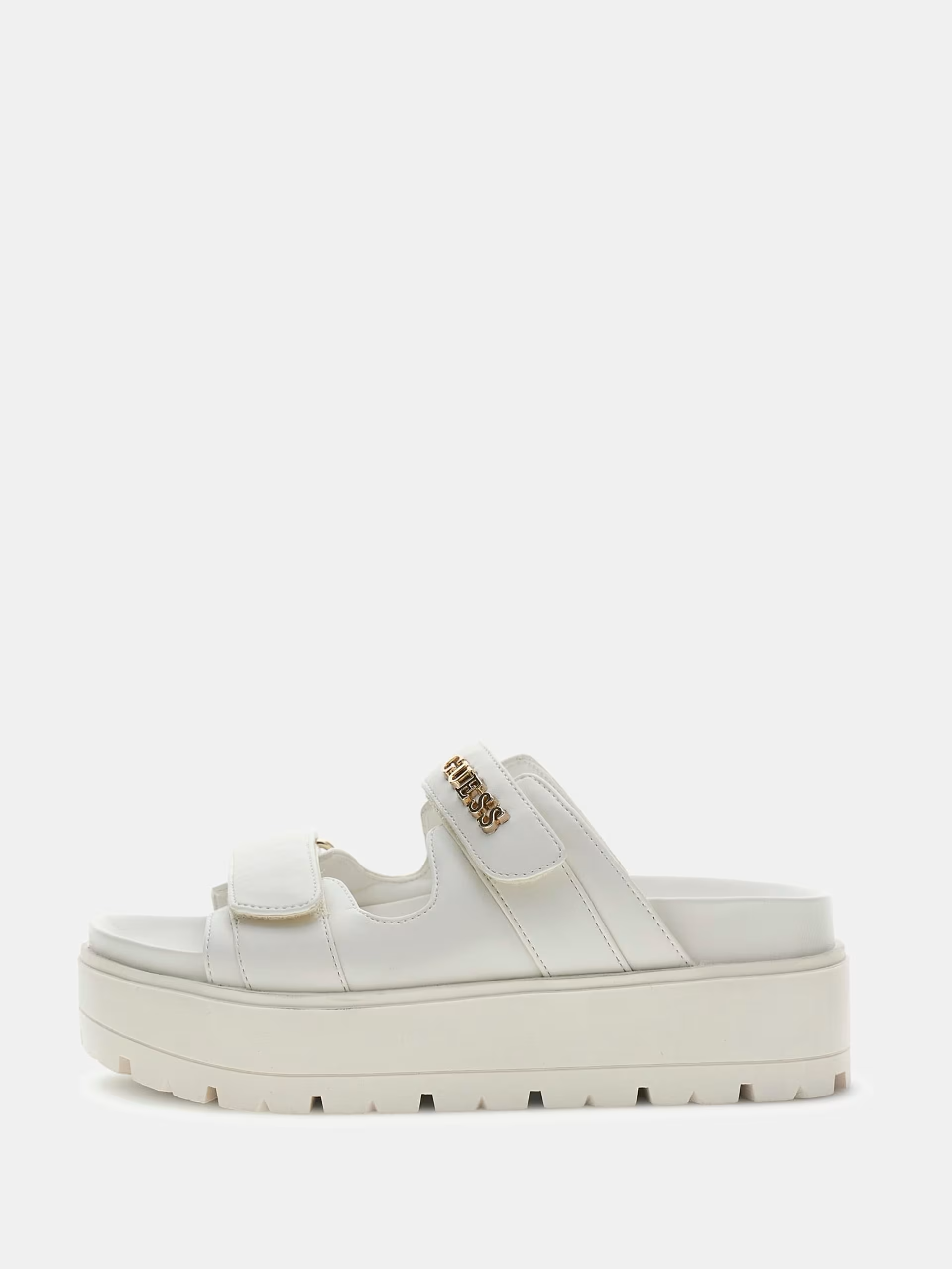 Chinelo de Platafoma FAXON Branco - Guess  2