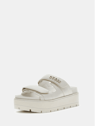 Chinelo de Platafoma FAXON Branco - Guess 