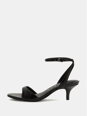 Sandália de Salto Baixo Preto - Guess  