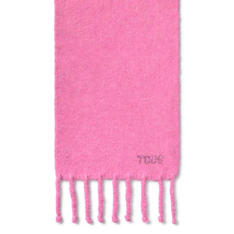 Cachecol Crystal com Strass Rosa - Tous 2