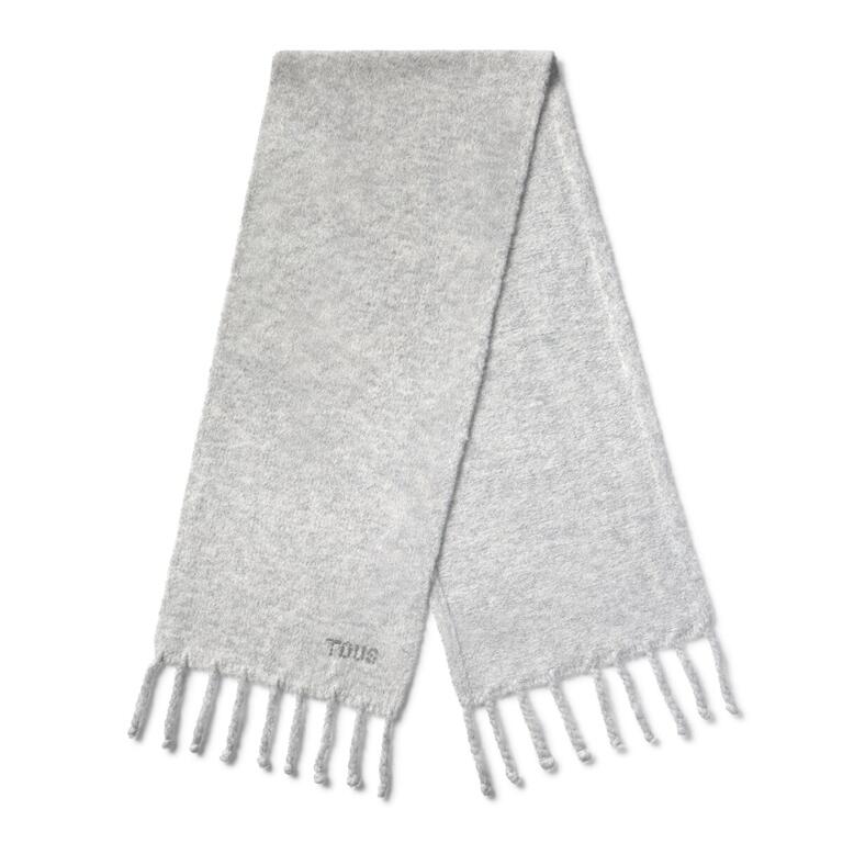 Cachecol Crystal com Strass Cinza - Tous 1