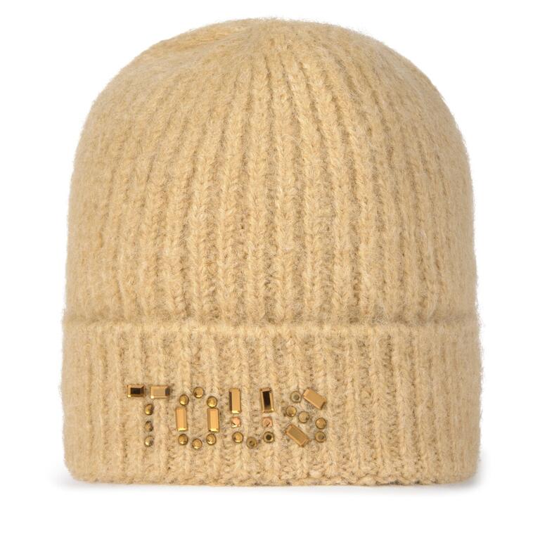 Gorro Crystal com Strass Camel - Tous 1