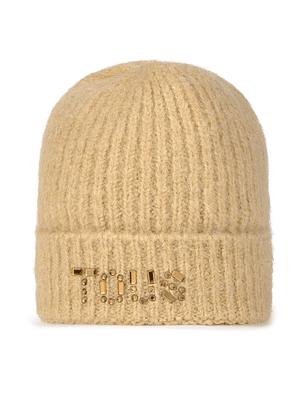 Gorro Crystal com Strass Camel - Tous