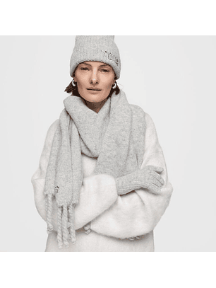 Gorro Crystal com Strass Cinza - Tous