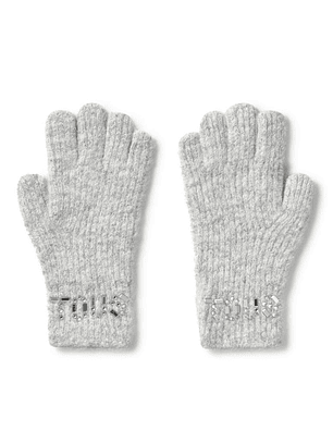 Cachecol Crystal com Strass Cinza - Tous 