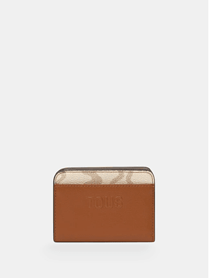 Carteira Pequena Kaos Icon Camel - Tous