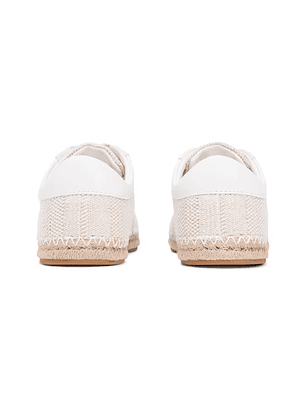 Ténis JACKIE em Canvas e Corda Bege - Tommy Hilfiger