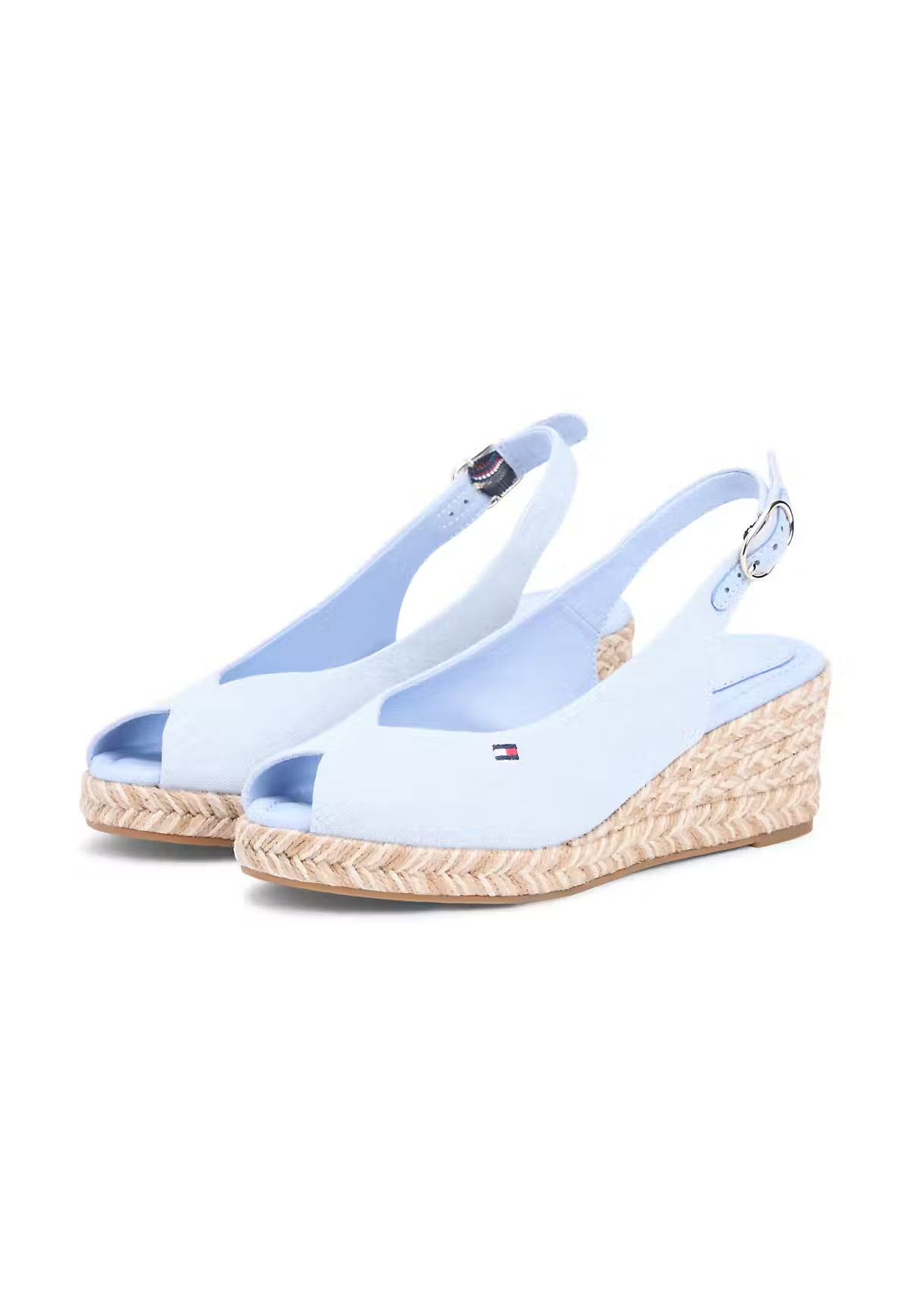 Sandália de Cunha Baixo Azul Claro - Tommy Hilfiger 2