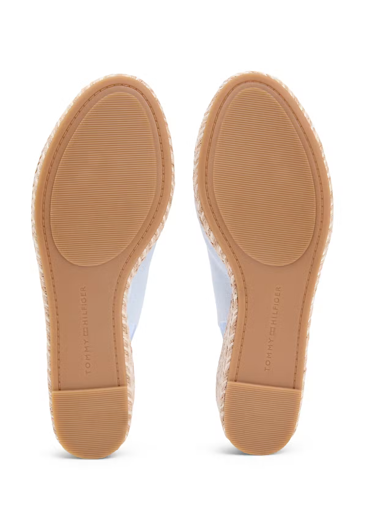 Sandália de Cunha Baixo Azul Claro - Tommy Hilfiger 6