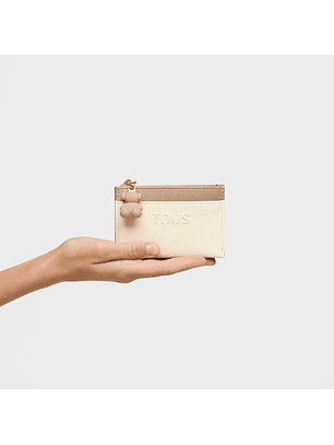 Carteira e Porta Cartões Audree Branco / Bege - Tous