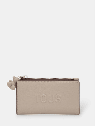 Carteira com Fecho Back to Basics Taupe - Tous 