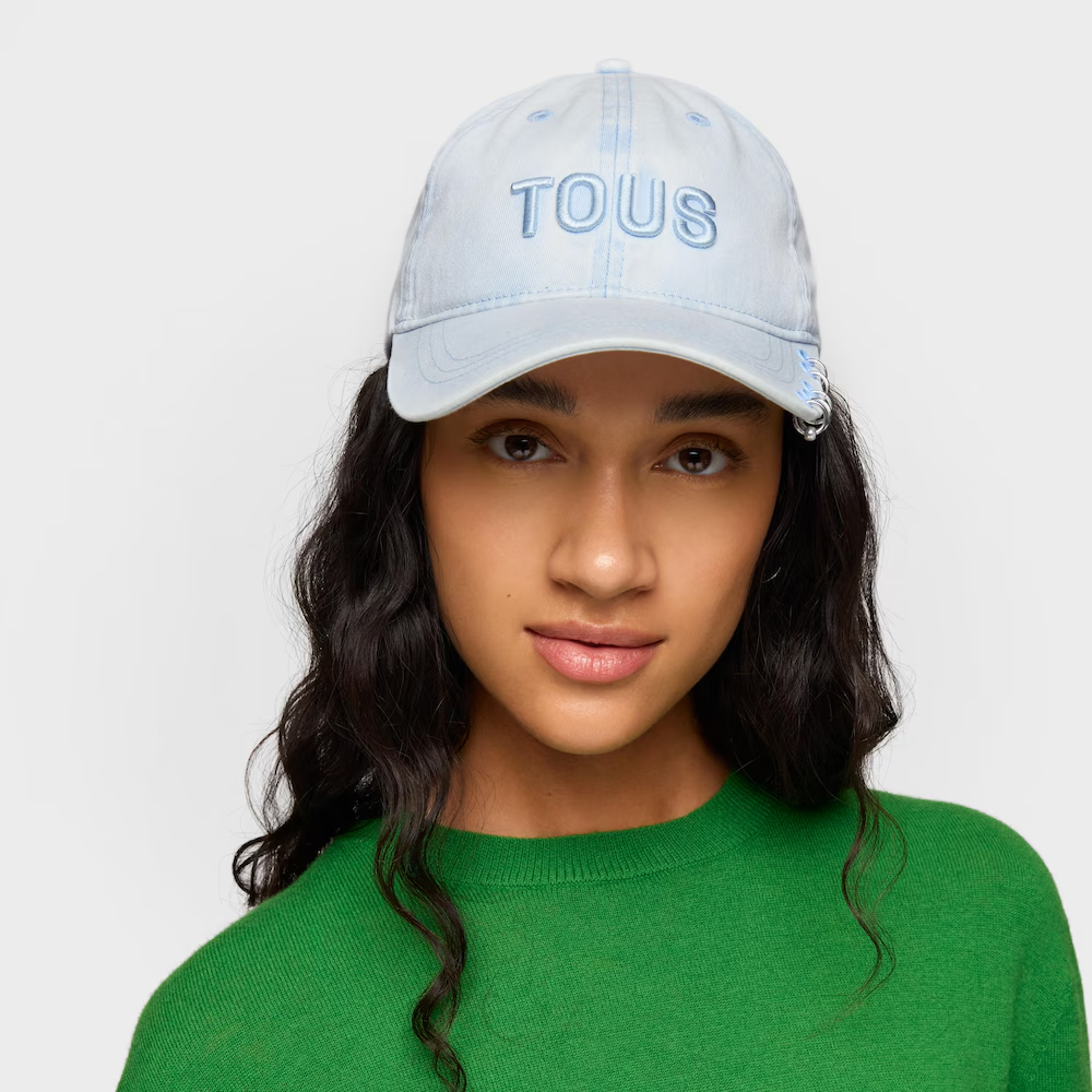 Boné Earrings Azul em Ganga - Tous 4