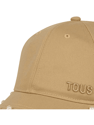 Boné Pearls Bege - Tous 
