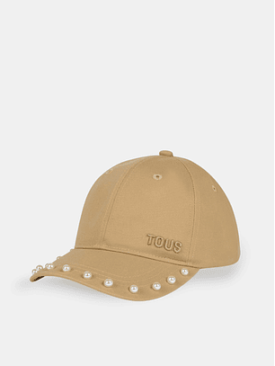 Boné Pearls Bege - Tous 