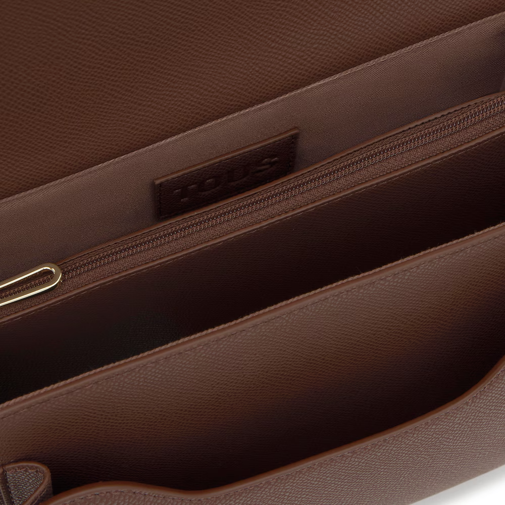 Mala de Ombro Audree Studs Castanho - Tous   5