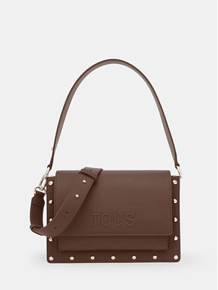 Mala de Ombro Audree Studs Castanho - Tous  