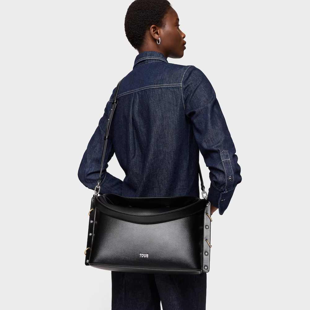 Mala de Ombro Jewelry Studs Preto - Tous  3