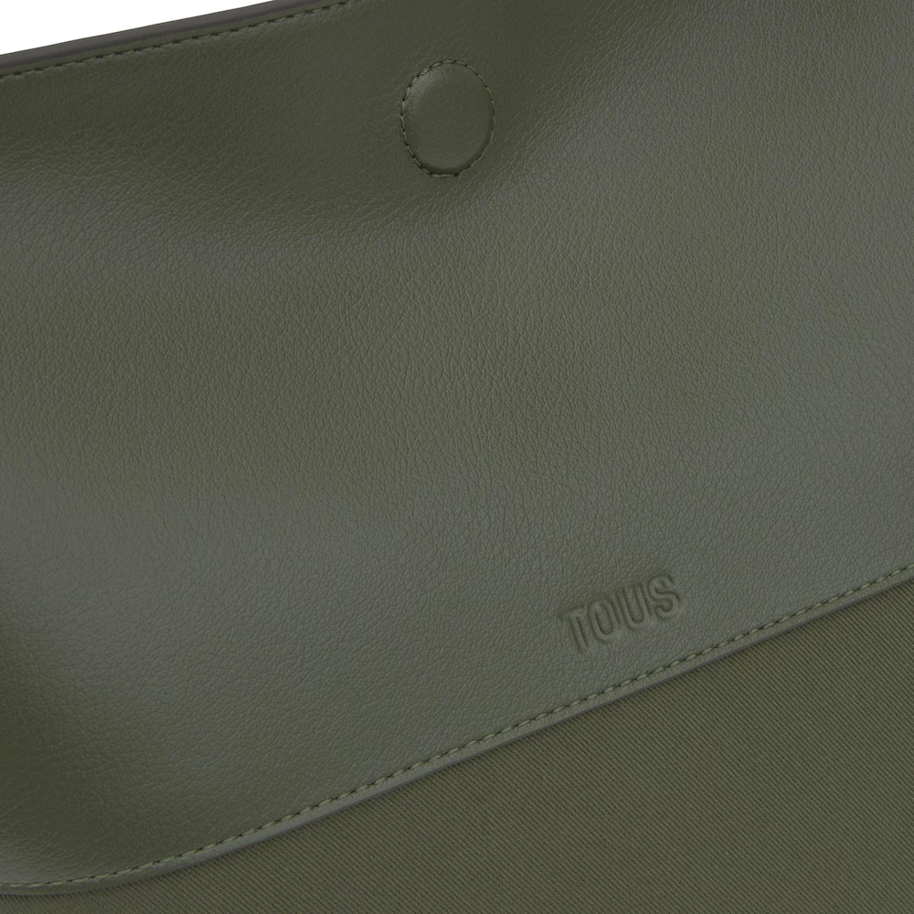 Mala de Ombro Grande Jewelry Studs Verde - Tous  6