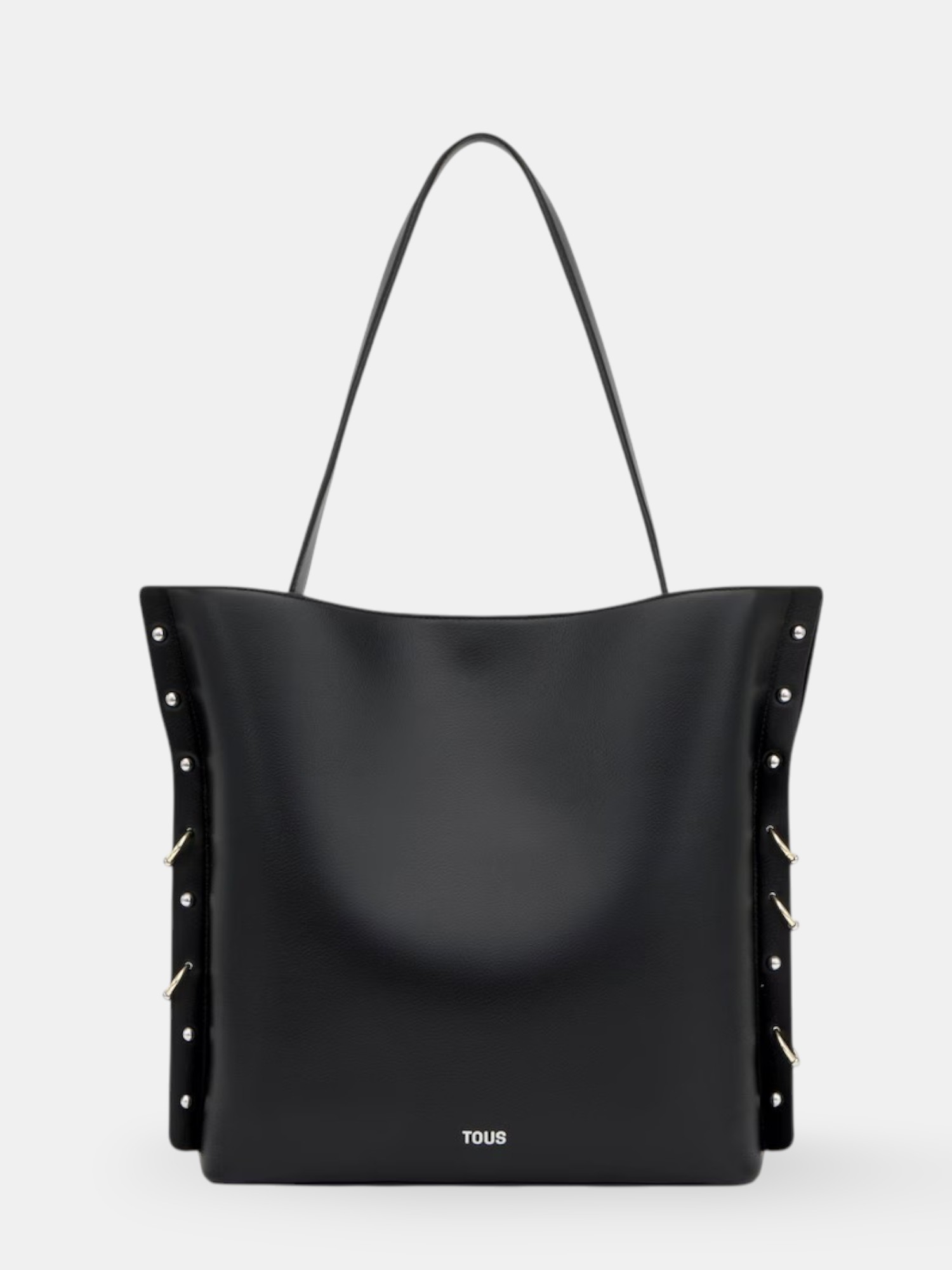 Mala de Ombro Grande Jewelry Studs Preto - Tous  1