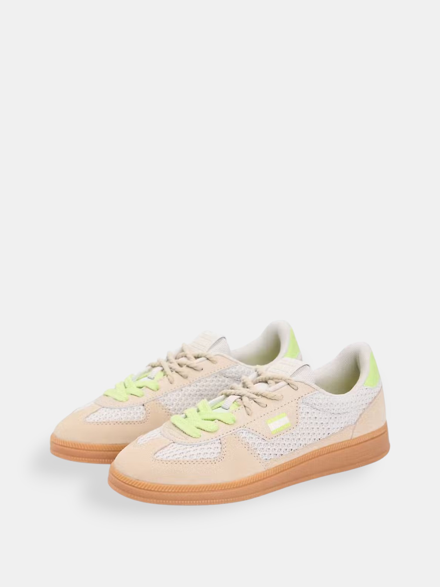 Ténis GREENWICH Canvas Bege e Lima - Tommy Hilfiger  2