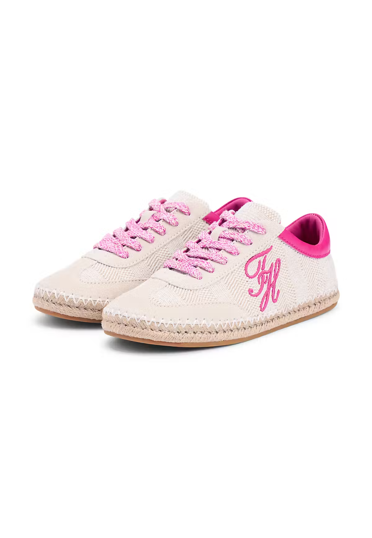 Ténis JACKIE em Canvas e Corda Rosa - Tommy Hilfiger 3