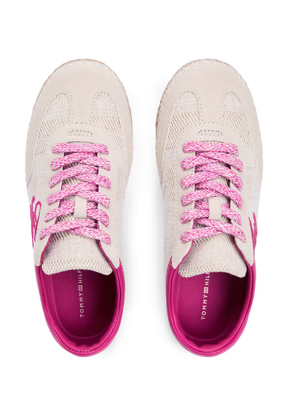 Ténis JACKIE em Canvas e Corda Rosa - Tommy Hilfiger 4