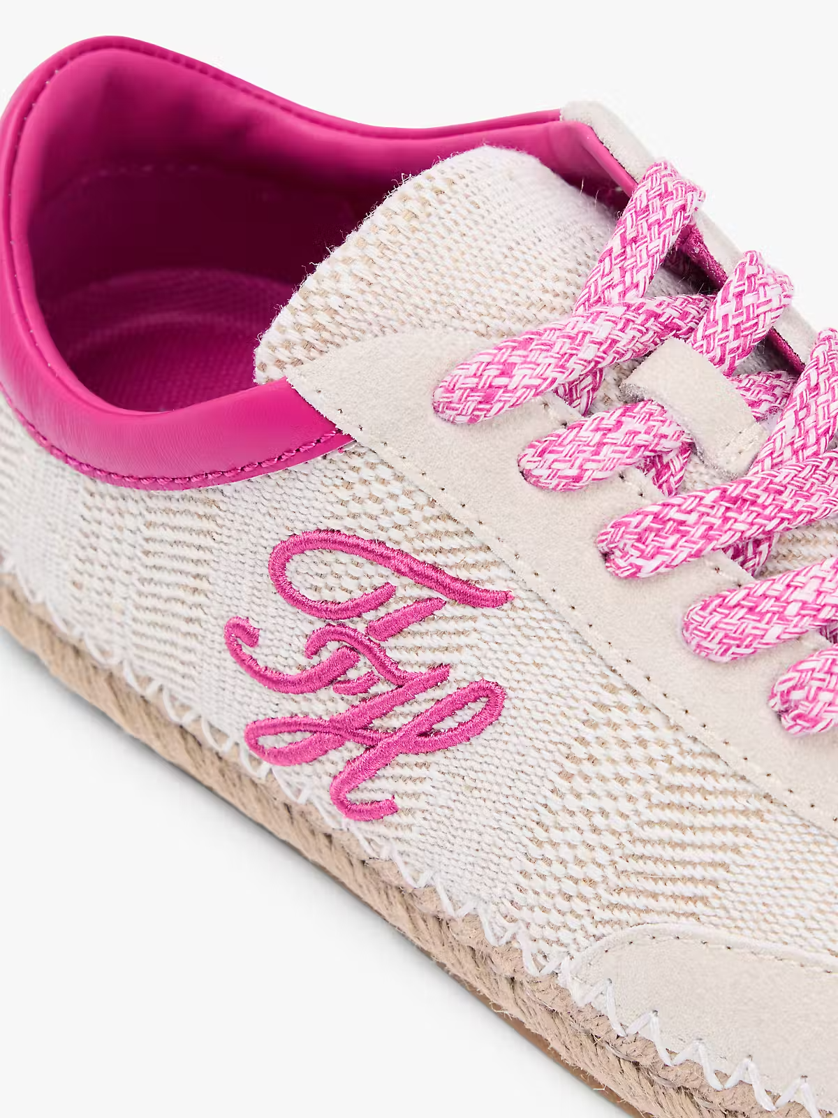 Ténis JACKIE em Canvas e Corda Rosa - Tommy Hilfiger 5