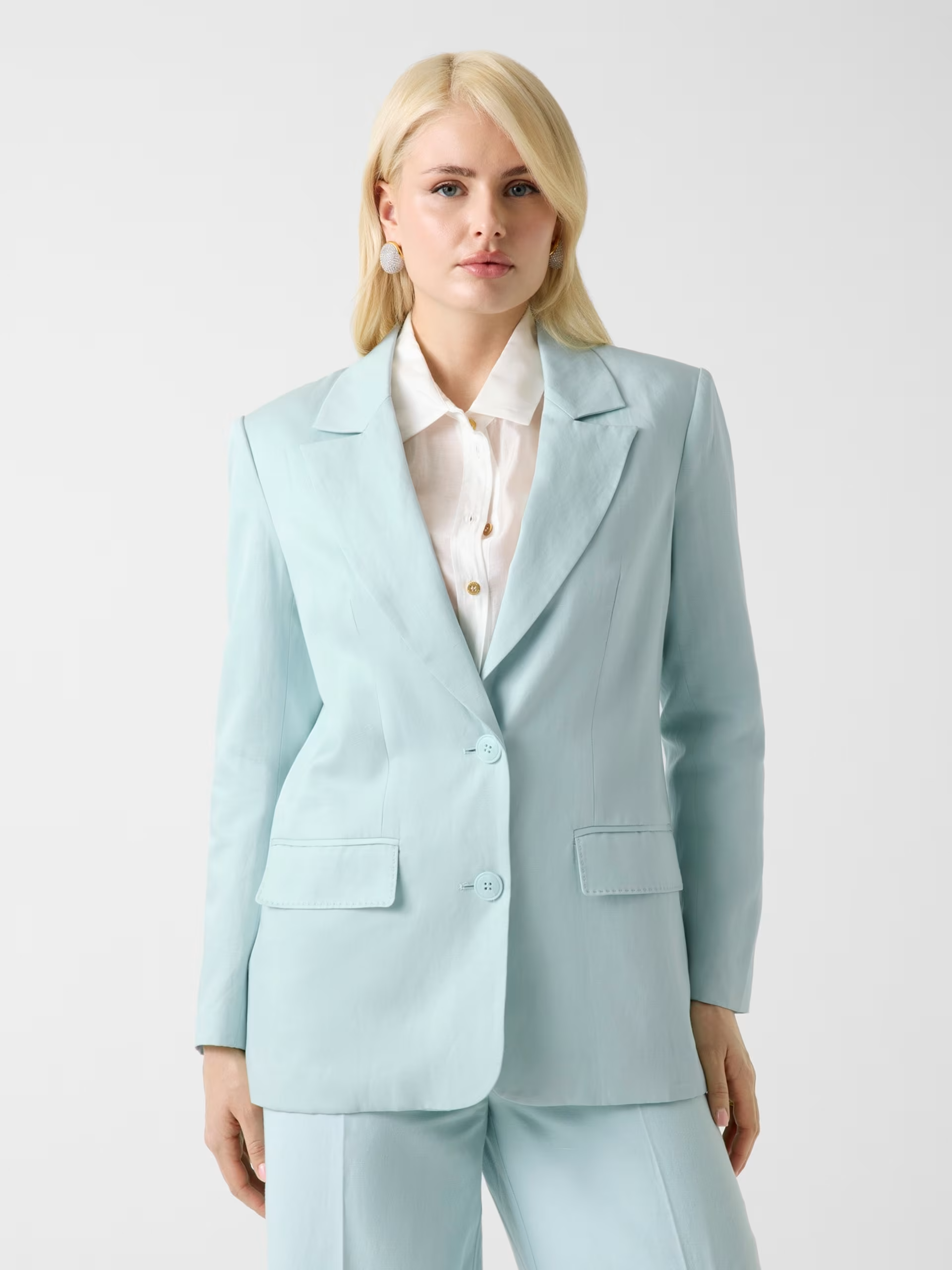 Blazer em Linho JANE Azul - Guess Marciano  1