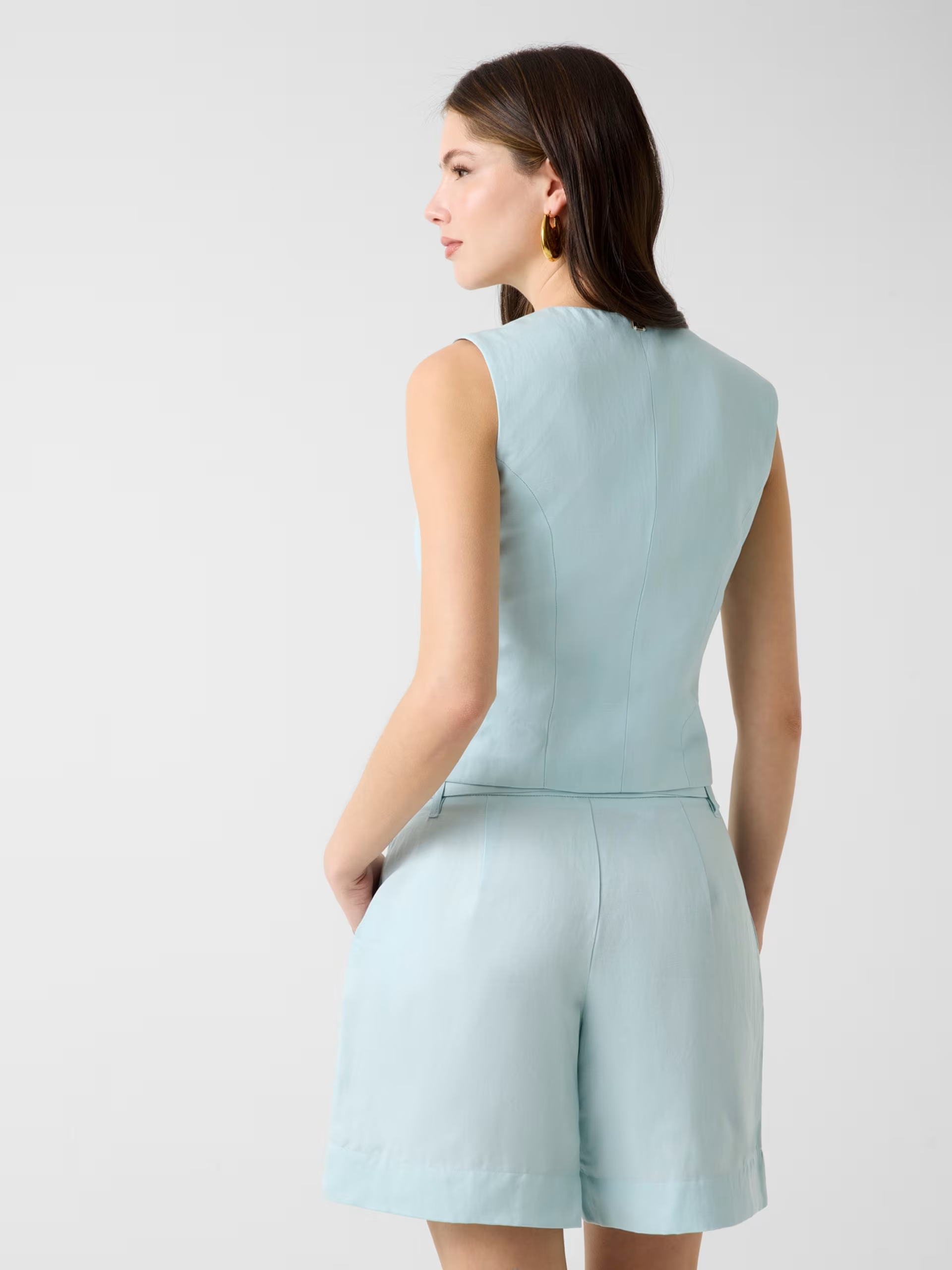 Colete em Linho JANE Azul - Guess Marciano 4