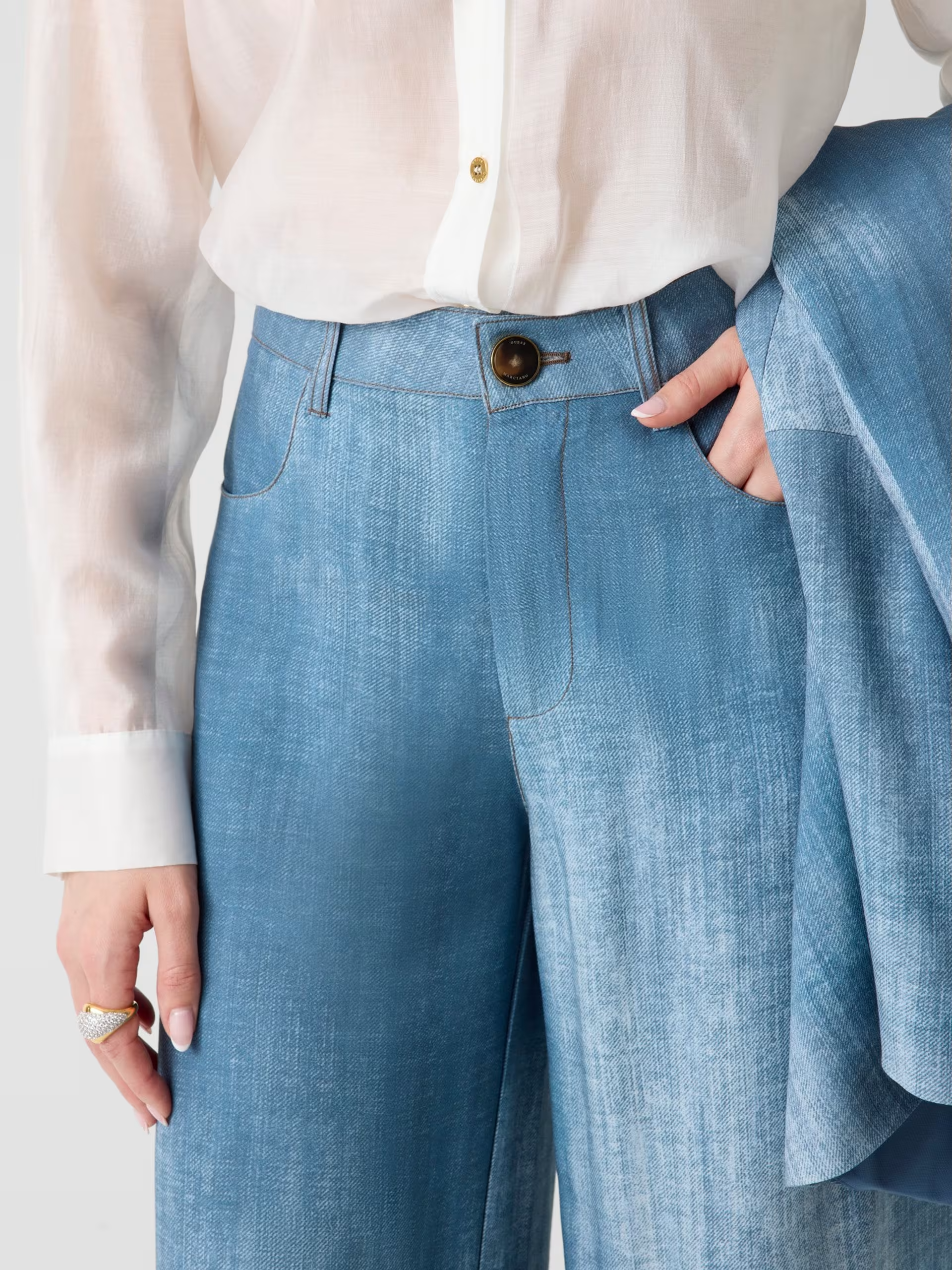 Calças JEN Estampa Ganga - Guess Marciano 5