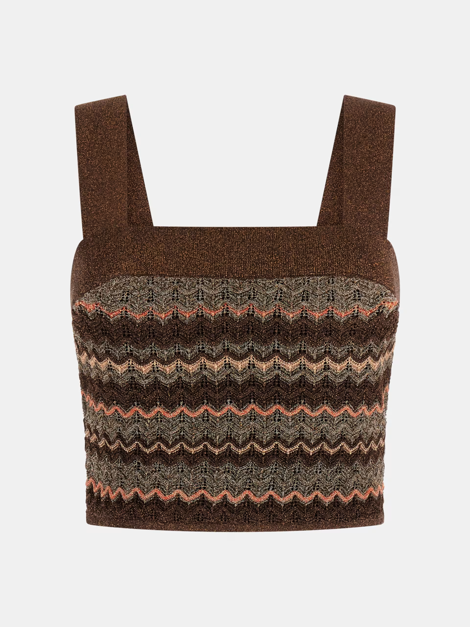 Top Tricô SUKI Lurex Castanho - Guess Marciano 5