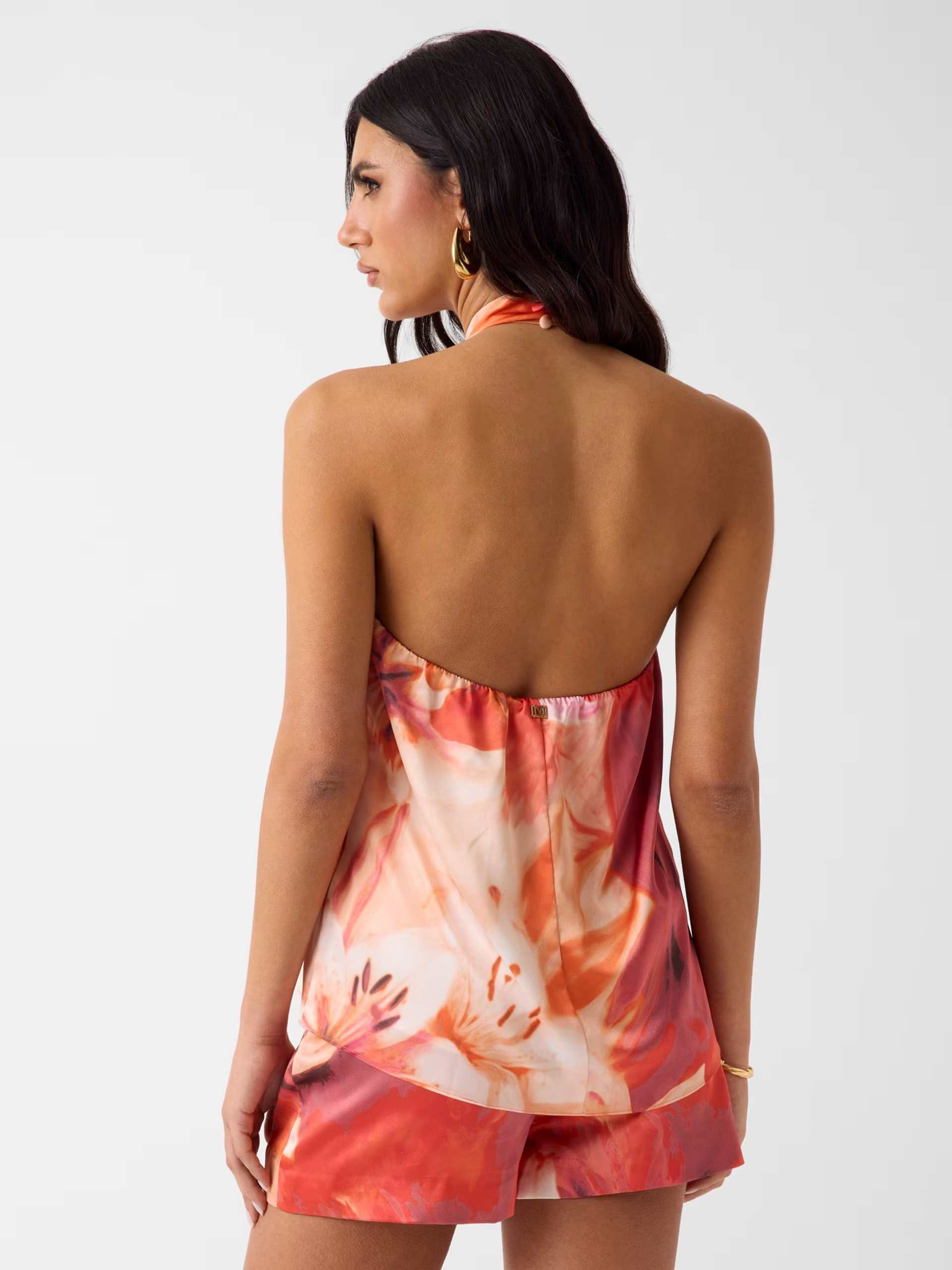 Top de Cavas ESTELA Flores Rosa - Guess Marciano 4