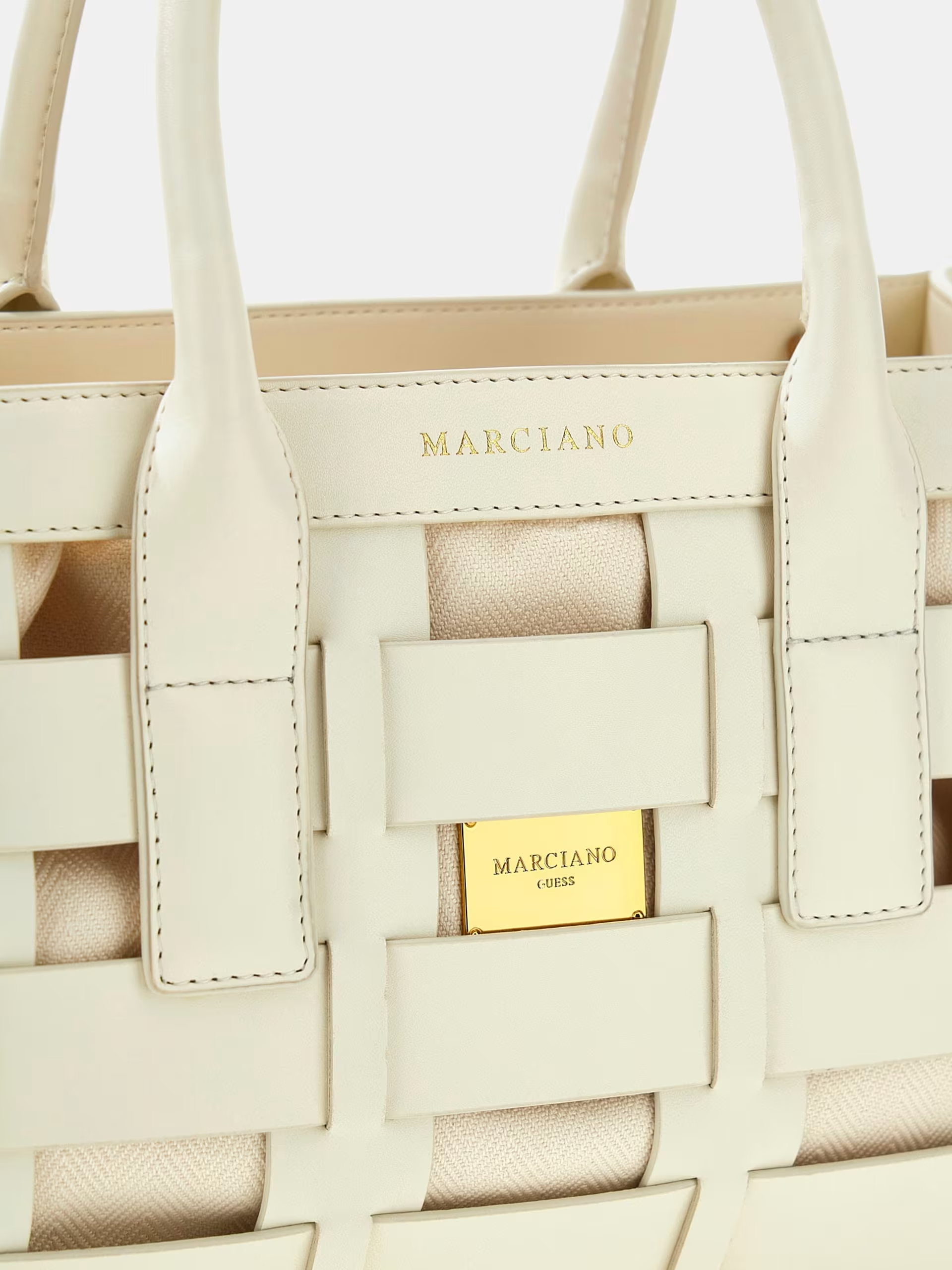 Mala de Mão Creme - Guess Marciano 5