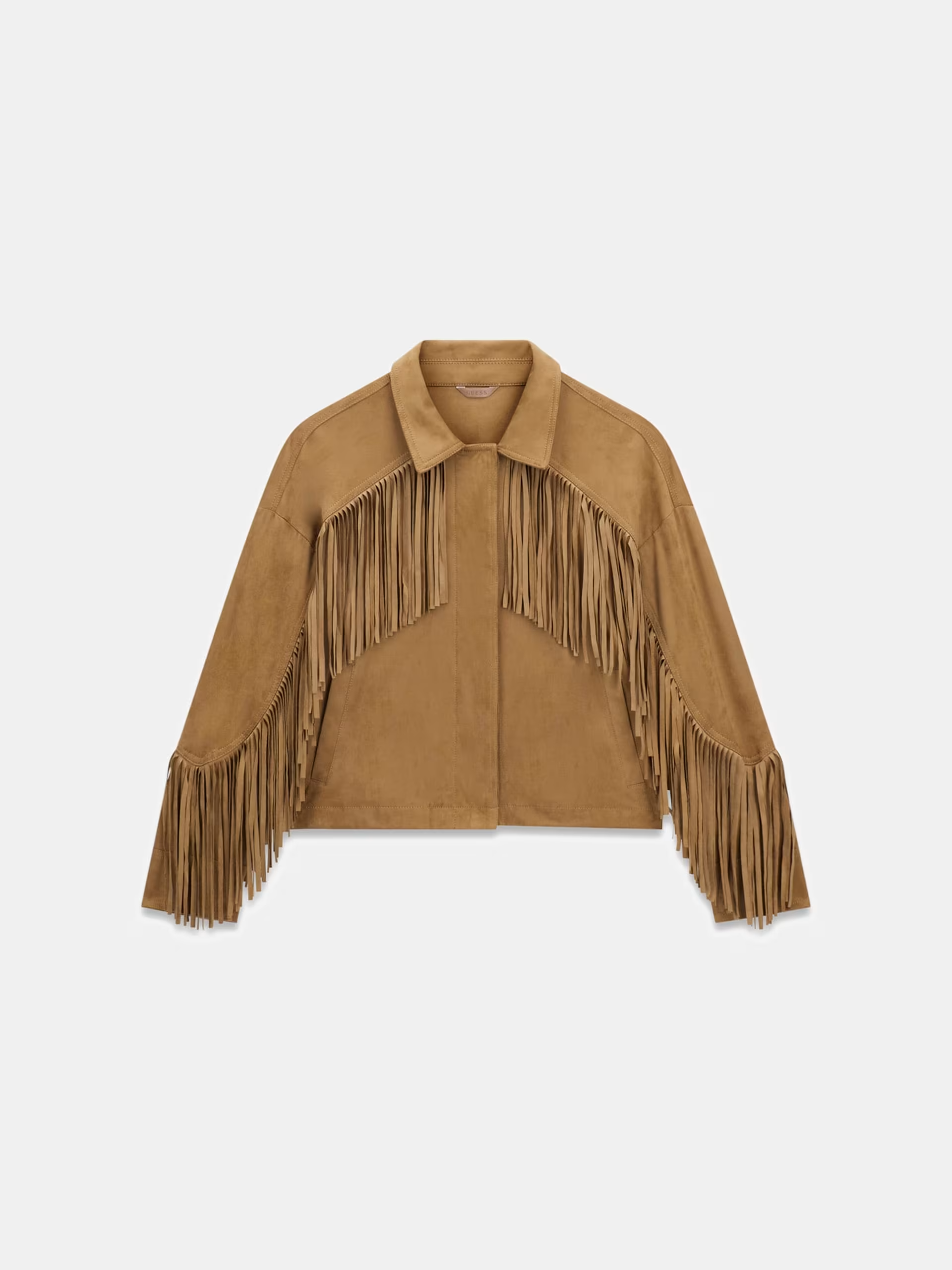 Casaco com Franjas IBBY Camel - Guess  5