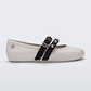 Sabrina Soft Ballerina Studs Bege / Preto - Melissa - vignette 1