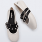 Sabrina Soft Ballerina Studs Bege / Preto - Melissa - vignette 3