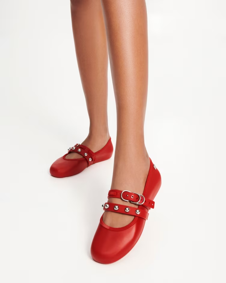 Sabrina Soft Ballerina Studs Vermelho - Melissa  3